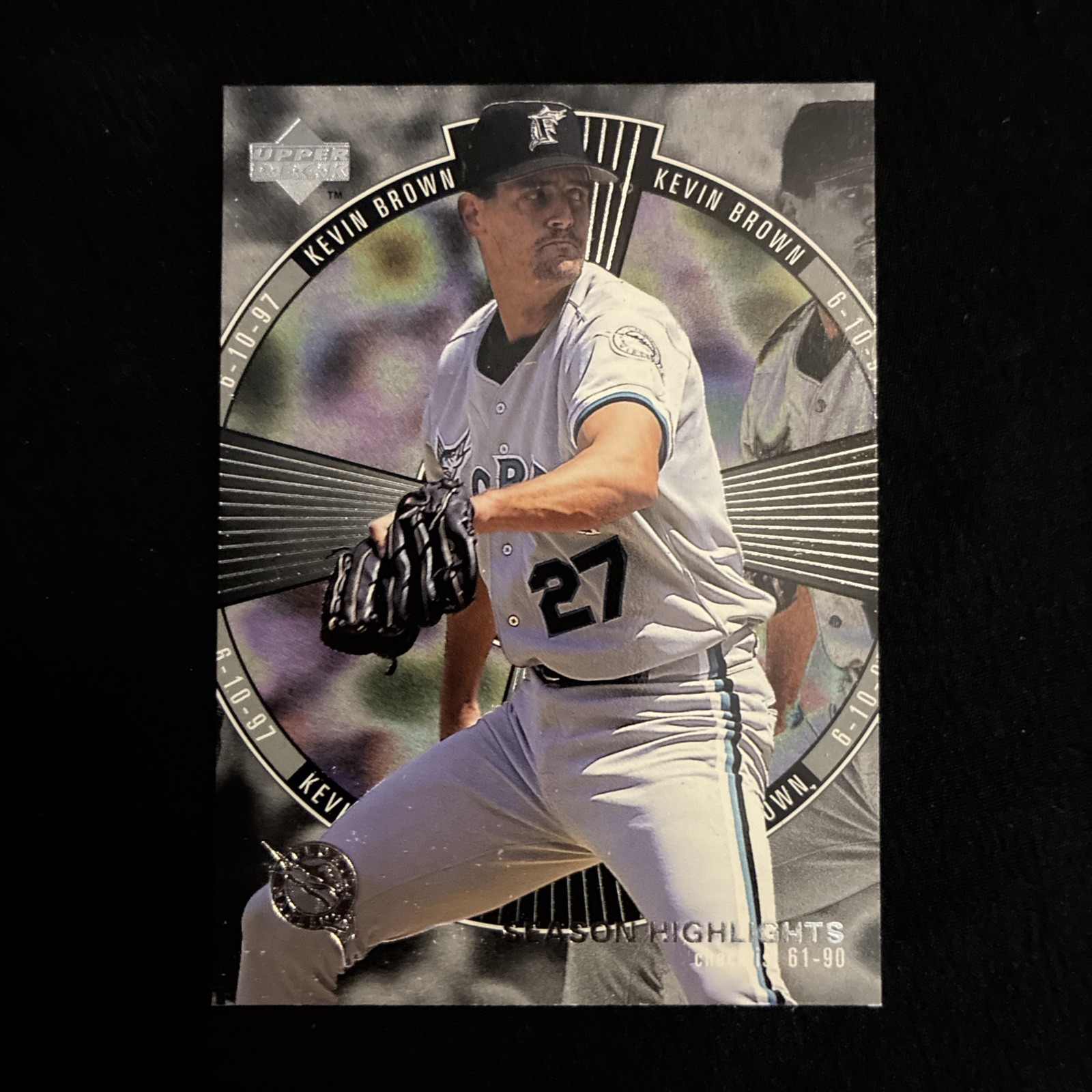 1998 Upper Deck - Season Highlight Checklist Kevin Brown #246 Florida Marlins