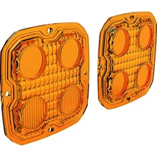 Denali Electronics Lens - TriOptic™ - D4 - Amber DNL.D4.10100