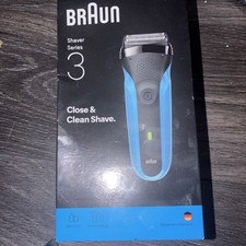 Image of Braun Series 3 ProSkin 310s Wet & Dry Electric Shaver - Black/Blue