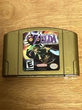 The Legend of Zelda Majora's Mask (N64 2000) Holographic Gold Tested/Authentic