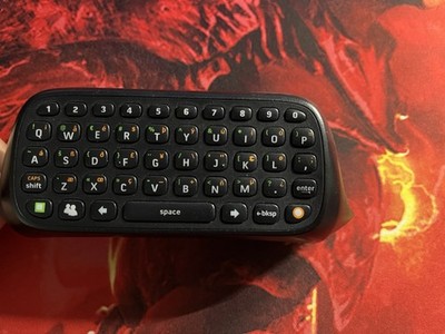 Microsoft Xbox 360 Official OEM Chatpad Black Keyboard X852479-001