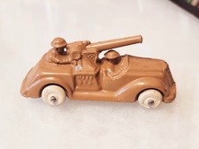VERY NICE VINTAGE 1930'S BARCLAY BV17 LEAD DIME STORE CANNON CAR