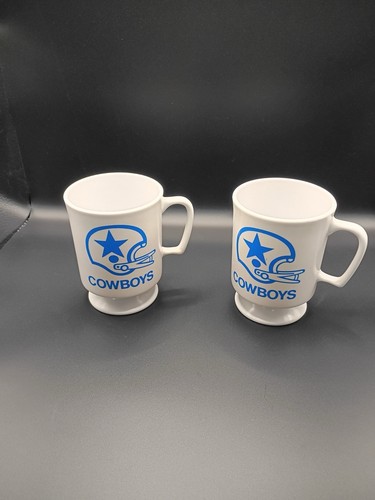 Dallas Cowboys 1979 Super Bowl Xlll Braniff International Vintage Cups Set Of 2