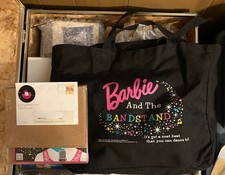 1996 Barbie Bandstand Convention Autograph book Record and Tote Bag sealed