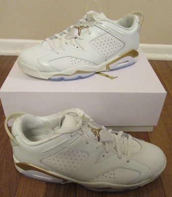Nike Air Jordan 6 Retro Low GC Size 11.5 Spruce Aura Metallic Gold DH6928 073 DS