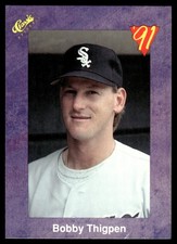 1991 Classic Game Purple Bobby Thigpen Chicago White Sox #140