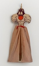 Vintage Looney Toons Diaper Stacker 1976 Sylvester Cat Cartoon Storage AS IS SEE