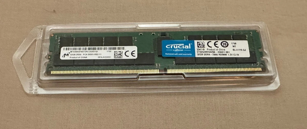 Las mejores ofertas en Crucial DDR4 SDRAM de 32 GB de capacidad