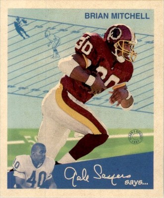 Brian Mitchell 1997 Fleer Goudey II #82 Washington Redskins