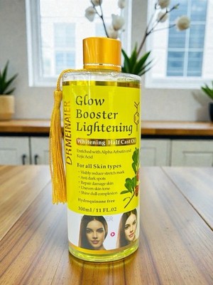DRMEINAIER Glow Booster Lightening Oil Alpha Arbutin Kojic Acid Daily Use 300ml