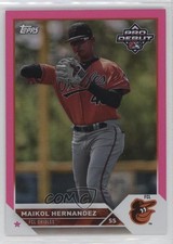 2023 Topps Pro Debut Fuchsia Foil 49/199 Maikol Hernandez #PD-84 0c2