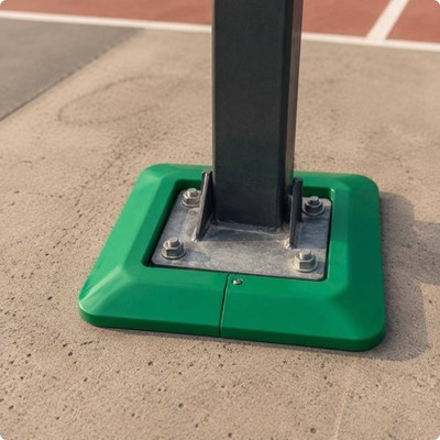 Basketballständer Bodenabdeckung Kunststoffmaterial Basketballkorb
