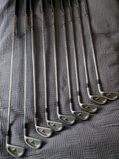 Mizuno TPZ Oversized Golf Irons 3-SW Right Handed Black Golf Pride Grips VGC