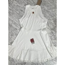 Nike Dri-Fit Slam Dress Tennis Wimbledon Women's Large NEW FZ6746-100 NEW