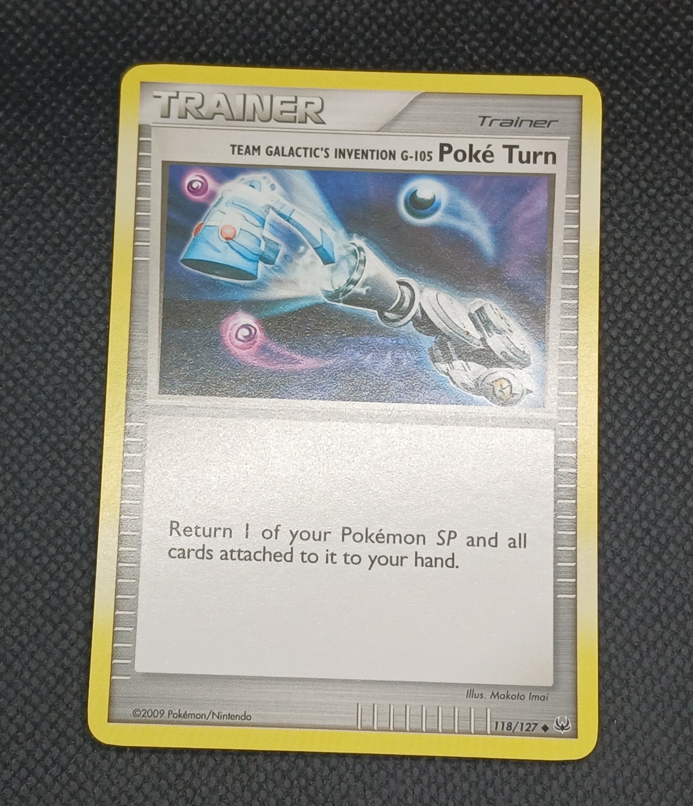 Team Galactic's Invention G-105 Poke Turn 118/127 - Pokemon - Platinum - - LP