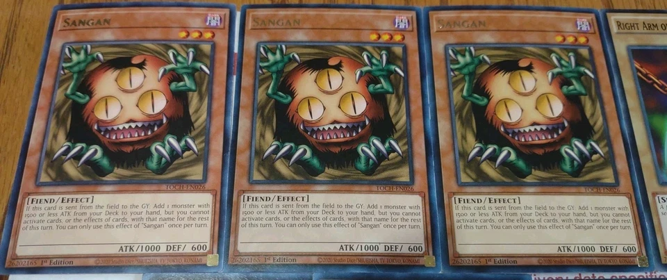 Yu-Gi-Oh Cards EXODIA THE FORBIDDEN ONE Deck Core Collectable Trading Card Game. - Image 2 of 4