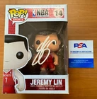 Jeremy Lin Signed Autographed Funko Pop #14 Houston Rockets PSA/DNA COA Vaulted