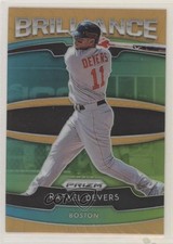 2020 Panini Prizm Brilliance Neon Orange Prizm 58/100 Rafael Devers #B-8 1u6
