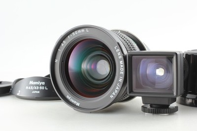 [Top MINT w/ Hood, Finder] Mamiya N 50mm F4.5 L Lens for 7 7II From JAPAN