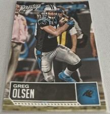 2016 Panini Prestige Football Greg Olsen Carolina Panthers base card #27