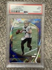 2021 Panini Absolute Blue Diamonds 26/99 Taysom Hill #68 PSA 9