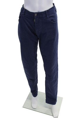Anthony Morato Womens Cotton Super Skinny Casual Jeans Dark Blue Size 34