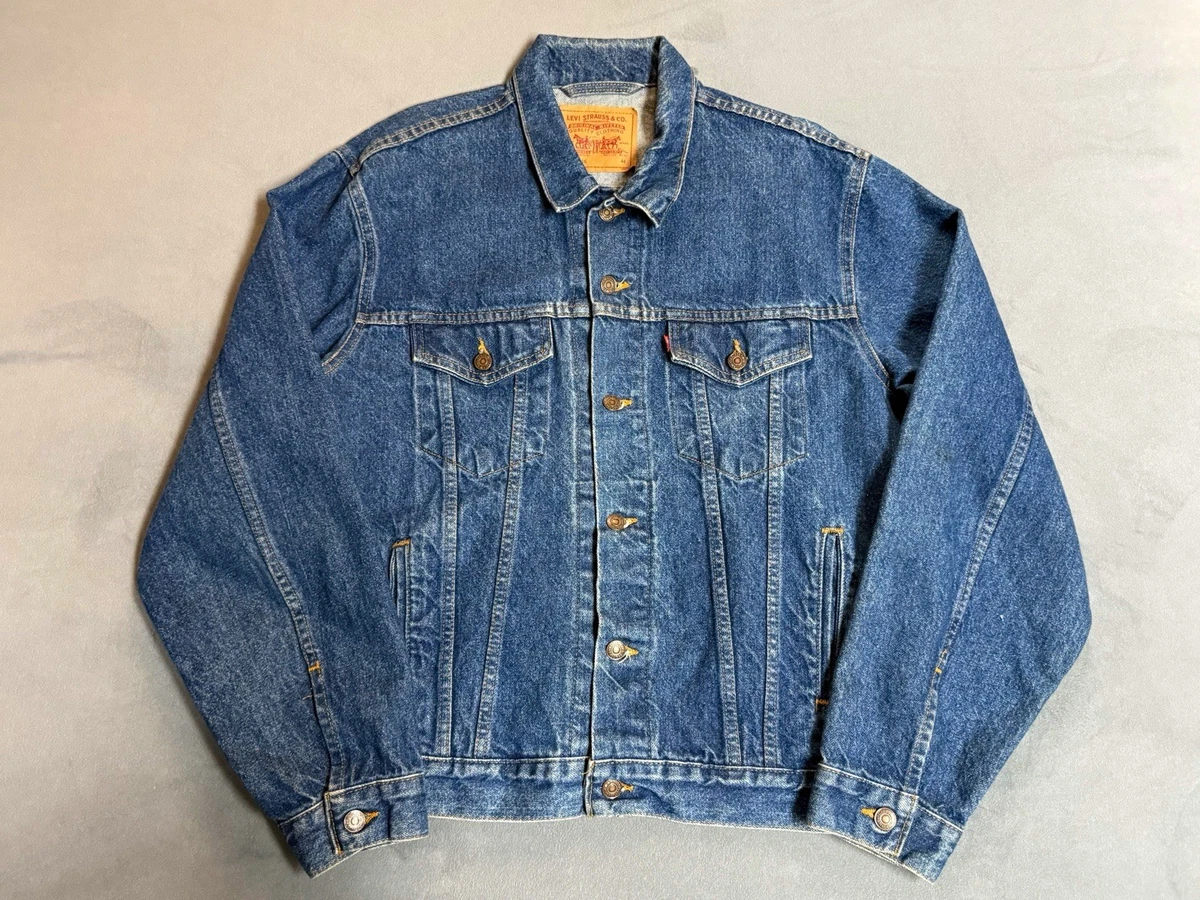 vintage mens levi jean jacket products for sale | eBay