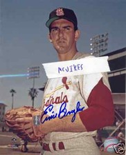 Ernie Broglio 1964 St Louis Cardinals Autographed Signed 8x10 Photo COA #2