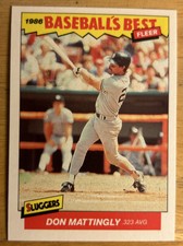1986 Fleer Baseball’s Best Don Mattingly Baseball Card #21 Yankees 1B High-Grade