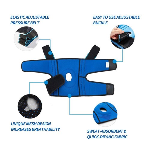 Knee Brace with Side Stabilizers for Meniscus Tear Knee Pain ACL MCL Injury - Picture 5 of 9