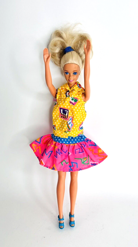 1966 Vintage Barbie Fashion Doll Twist N Turn Mattel 1960's Outfit Blue Eyes 12" - Picture 2 of 12