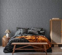 Vliestapete Wildblumen Floral BläTter Grau Silber Metallic 39546-3 (3,17€/1Qm)