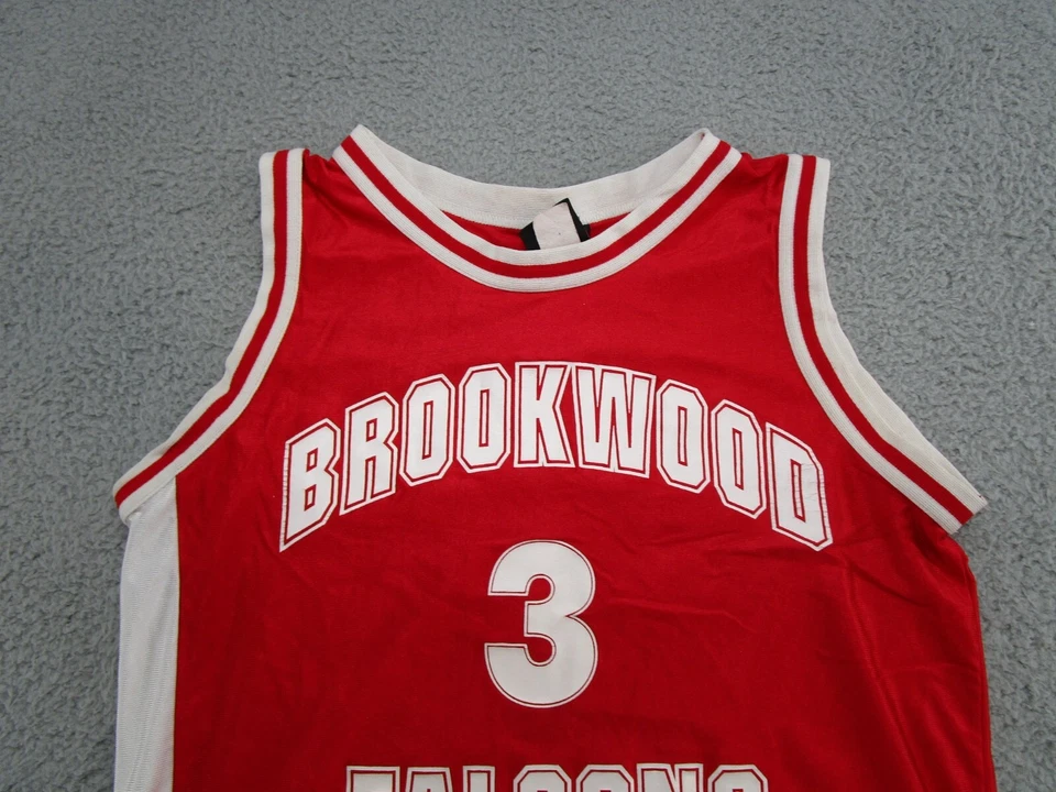 Vintage Wilson Women’s #3 Basketball Jersey Brookwood Falcons Highschool SZ L - Imagem 3 de 4