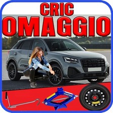 Platzsparend Notrad 5Fori Messen Rad Aus 19 für Audi Q2 Mit Set Cric Crick Neu