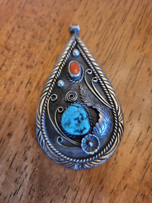 Dorothy Secatero Sterling Silver Hand Made Navajo Turquoise
