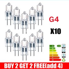 10X G4 Bulbs 10W 20W Halogen Capsule Warm White Light Lamp 12V Energy Saving