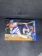 Champ Stuart 2015 Grandstand St. Lucie Mets Auto Autographed Signed MILB Card