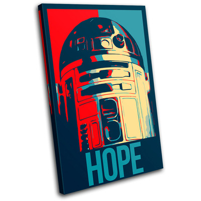 Sci Fi Iconic Film Hope  Abstract SINGLE Leinwand Wand Kunst Bild drucken