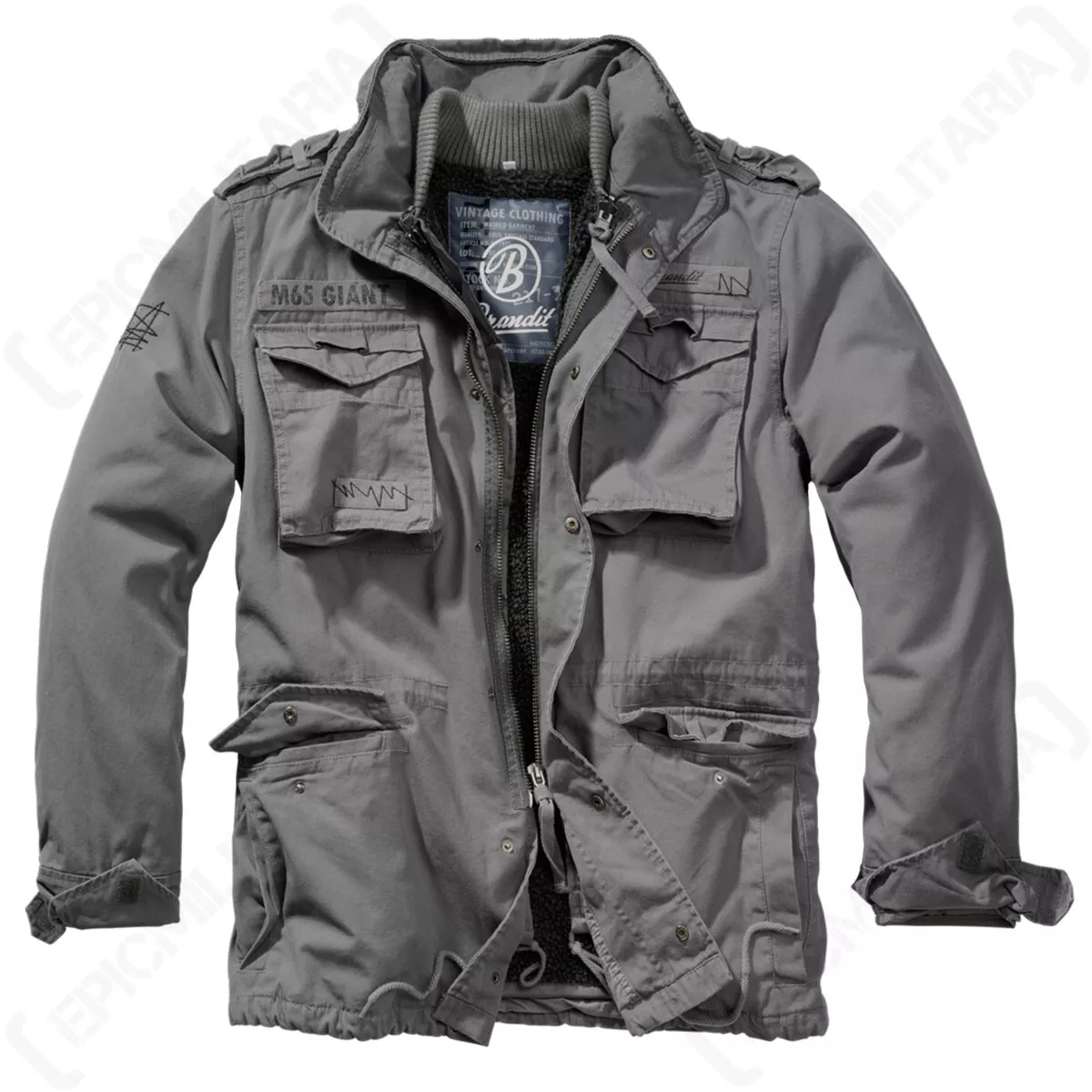 Grey field top jacket mens