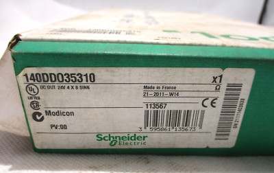 New in Box Schneider 140DDO35310 Output Module - 32 O - Positive Logic