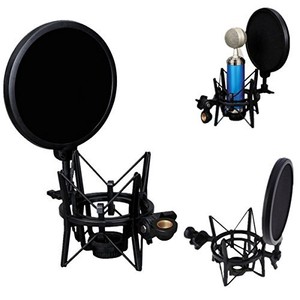Professional-Audio-Condenser-Microphone-Mic-Studio-Sound-Recording-W-Shock-Mount
