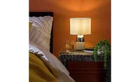 Argos Home Duno Touch Table Lamp - Chrome & White (OPENED BOX)