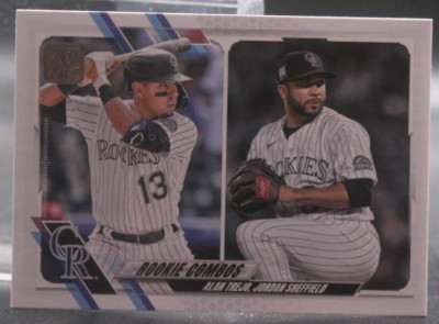 2021 Topps - Rookie Combos (Alan Trejo/Jordan Sheffield) Rockies #US16