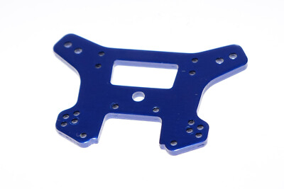 Traxxas Schlitten Dämpferbrücke vorne 6061-T6 Aluminium (blau-eloxiert) 9539