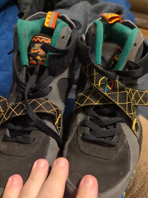 Nike Air Raid Peace Urban Jungle Mens Size 9.5 Black Peace