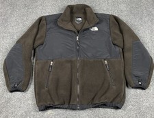 North Face Fleece Polartec Denali Jacket Boys XLarge 16-18 Brown Fleece Youth