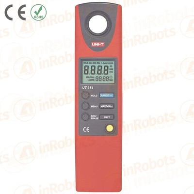UT381 UNI-T Digital Luminometer Lux Light Meter Data Logging Luminosity Tester