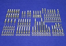 Sbf Small Block Ford Engine Bolts Kit 260 289 302 Polished Stainless Steel Set