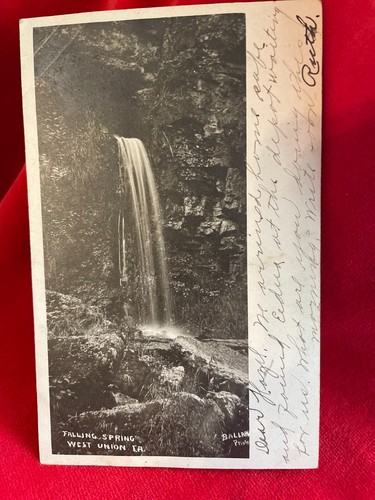 Vintage 1908 Falling Springs West Union, Ca Post Card - Picture 5 of 6