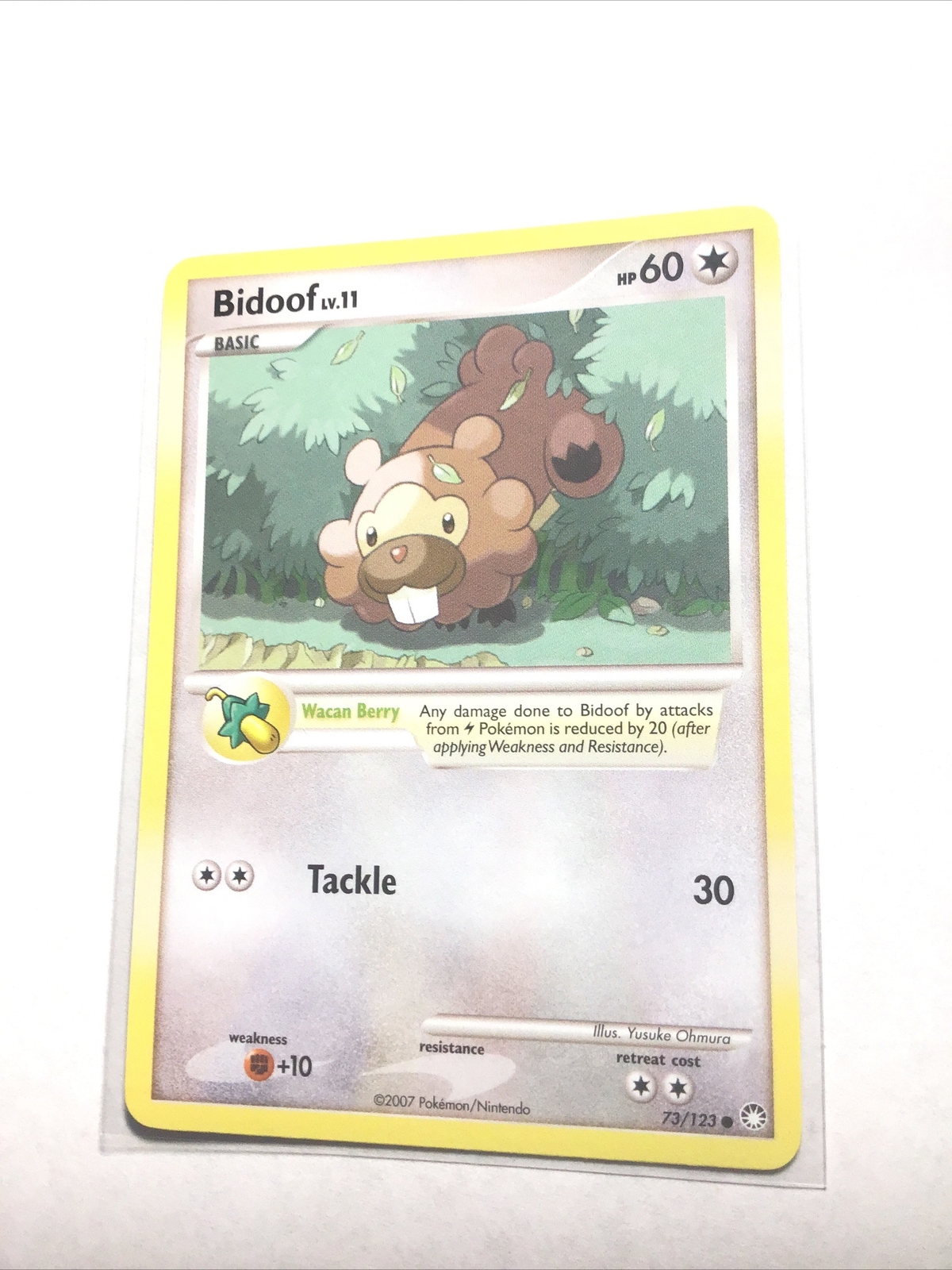 BIDOOF - 73/123 - Mysterious Treasures - Pokemon Card - NM